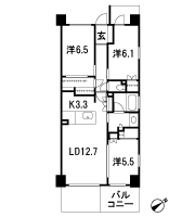 Floor: 3LDK + OS + BW, the occupied area: 76.25 sq m, Price: TBD