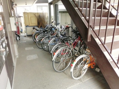 Other common areas. It is a bicycle parking space