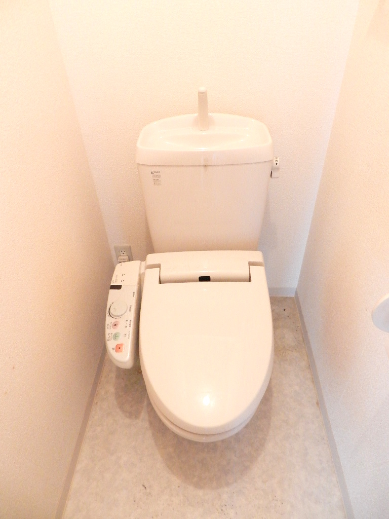 Toilet.  ※ Cleaning before