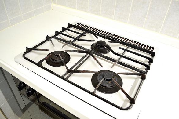 Kitchen. Three-necked stove