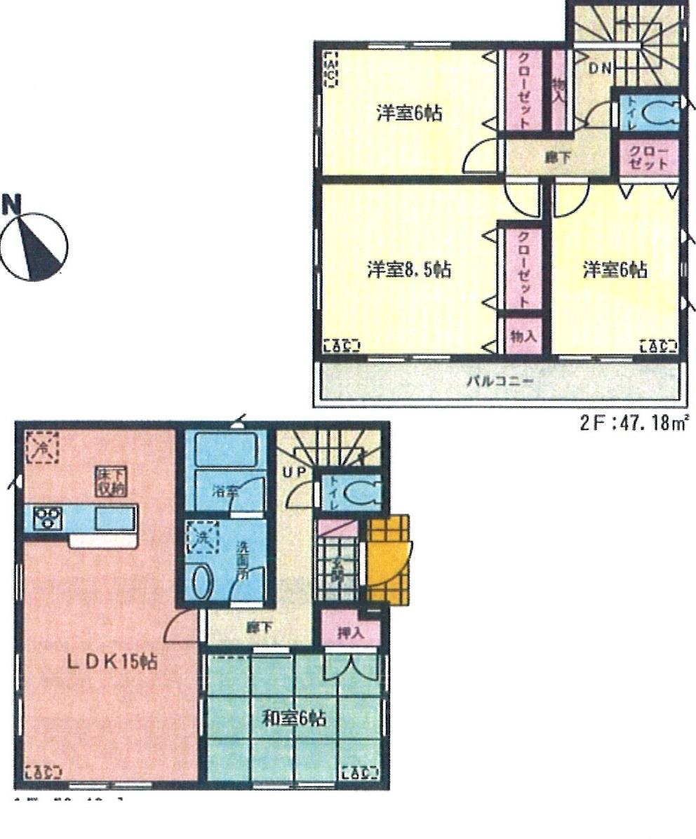 Floor plan. (11 Building), Price 21,800,000 yen, 4LDK, Land area 175.21 sq m , Building area 99.99 sq m
