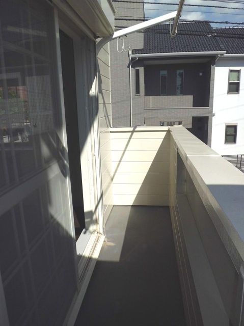 Balcony. Facing south in sunny. It dries may laundry.
