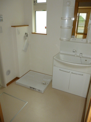 Washroom. There is room to get dressed breadth of independent wash room (photo is the inverting type)