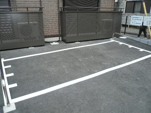 Other common areas. There are bicycle parking space