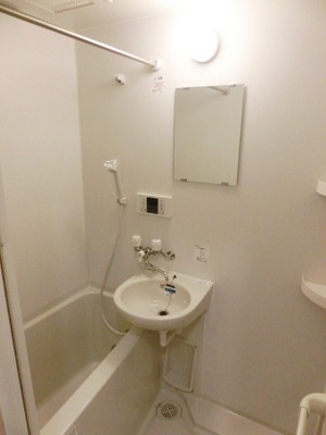 Washroom. Basin is located in the bathroom