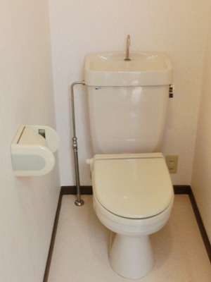 Toilet. It is a clean storage.