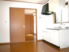 Kitchen. It has a kitchen space spacious!