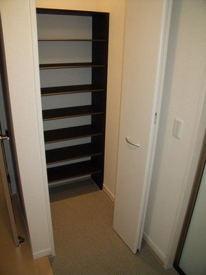 Entrance. Shoe box storage plenty