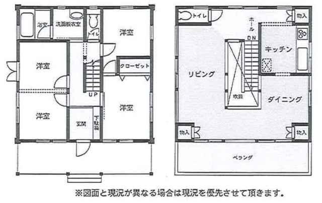 Floor plan. 35,900,000 yen, 4LDK, Land area 186.66 sq m , Building area 101.84 sq m