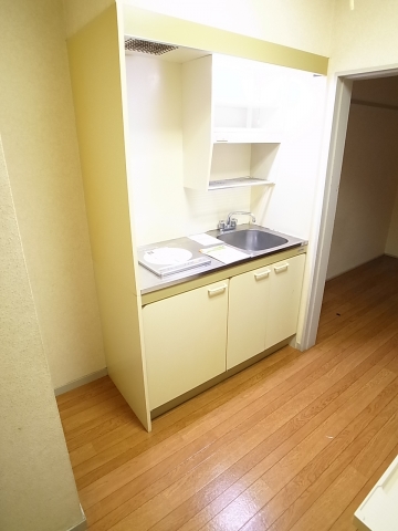 Kitchen. From the electric stove, Renovation to IH kitchen.