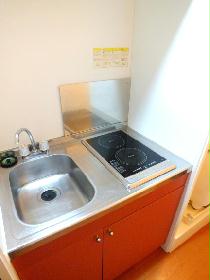 Kitchen. Two-burner stove with