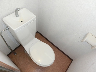 Toilet. Separated toilet