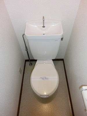 Toilet. Separated toilet