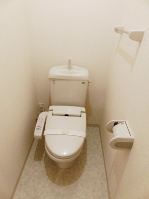 Toilet. Toilet with warm water washing toilet seat