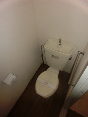 Toilet. Separated toilet