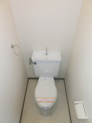 Toilet. Separated toilet