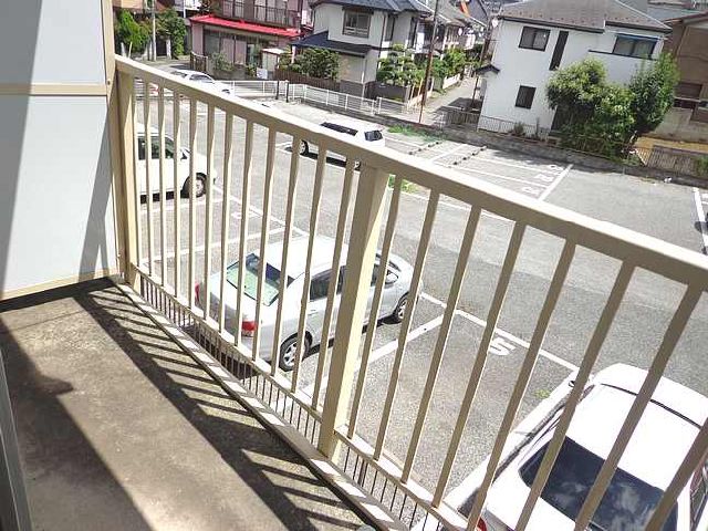 Balcony. For the departure schedule, It is a photograph of the 202 in Room.