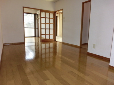 Living and room. Flooring