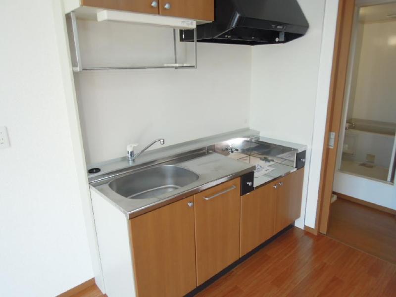 Kitchen. Refrigerators put comfortably in even spacious kitchen