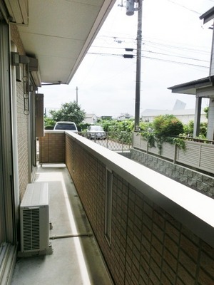 Balcony. Sunny balcony