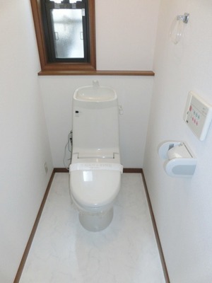 Toilet. Toilets are located on the first floor and the second floor.