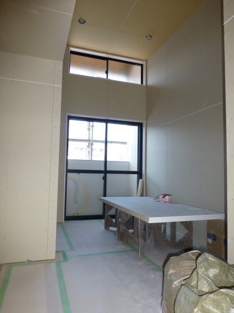 Living and room.  ※ During carpentry work