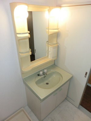Washroom. Independent wash basin