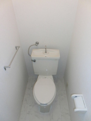 Toilet. Separated toilet
