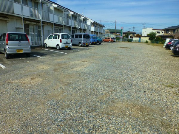 Parking lot. Flat parking