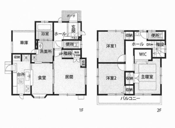 Floor plan. 18,700,000 yen, 3LDK, Land area 104.41 sq m , Building area 103.25 sq m