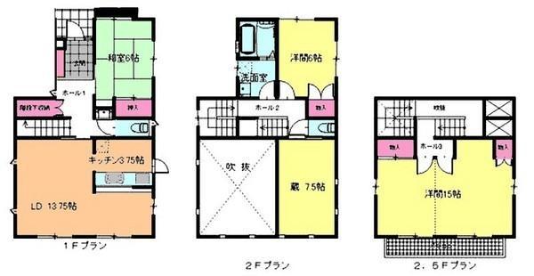 Floor plan. 36,200,000 yen, 4LDK, Land area 132 sq m , It is a building area of 112.61 sq m floor plan