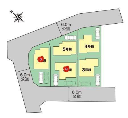 The entire compartment Figure. Chiba Inage Miyanogi cho compartment view