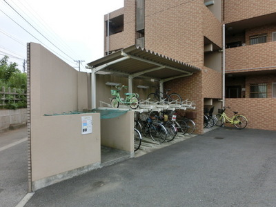 Other common areas. On-site bicycle parking lot