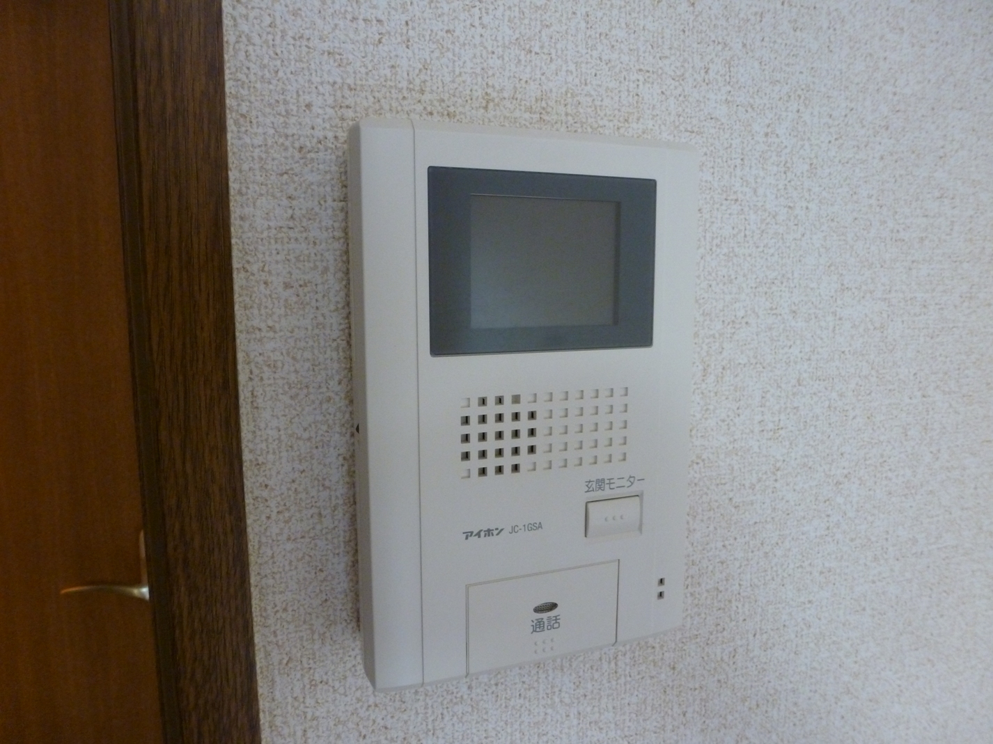 Security. Monitor with intercom