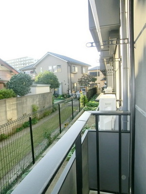 View. Bright balcony