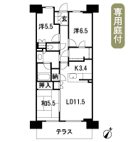 Floor: 3LDK + N + FC, the occupied area: 76.04 sq m, price: 29 million yen (tentative)