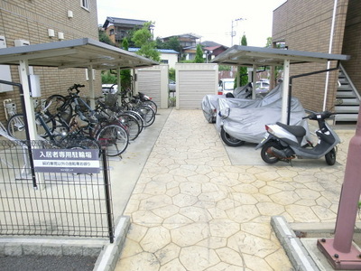 Other common areas. Bicycle parking spaces on-site