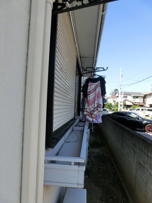 Balcony. Flower box