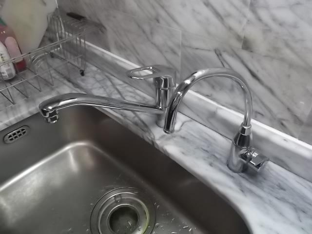 Kitchen. Water purifier and water faucet (09 May 2013) Shooting