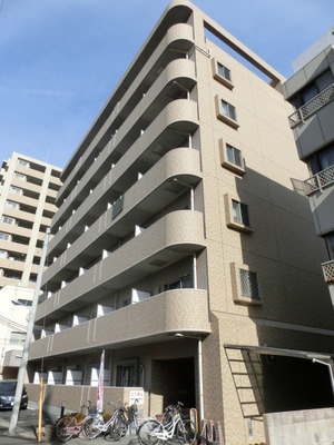 Building appearance. With auto lock apartment.