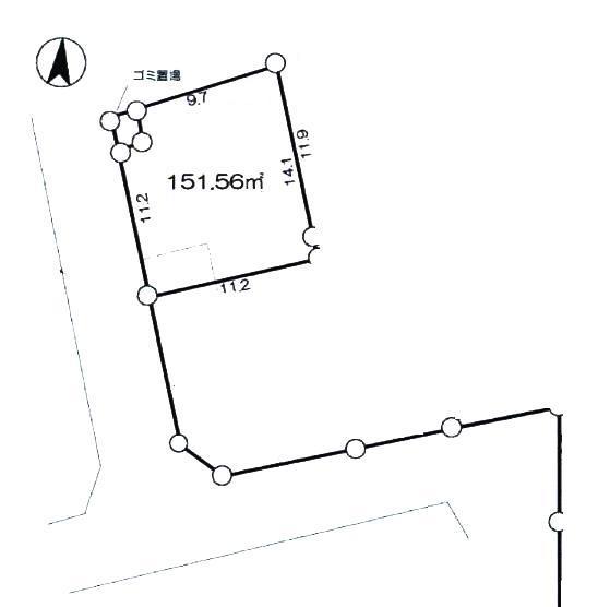 Compartment figure. Land price 14.2 million yen, Land area 151.56 sq m