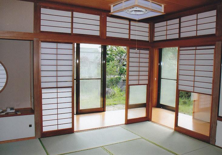 Other introspection. Stylish design of the Japanese-style room