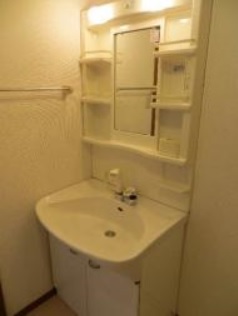 Washroom. With shampoo dresser