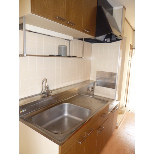 Kitchen. Two-burner stove can be installed