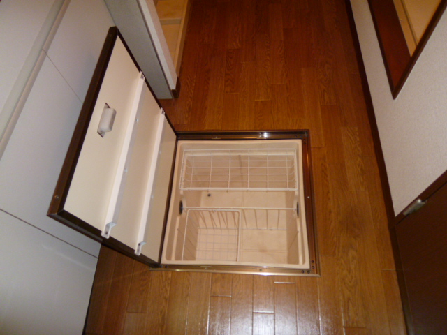 Receipt. Useful underfloor storage BOX