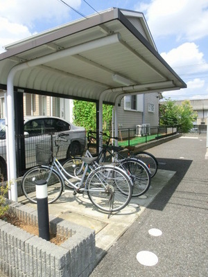 Other common areas. Place for storing bicycles