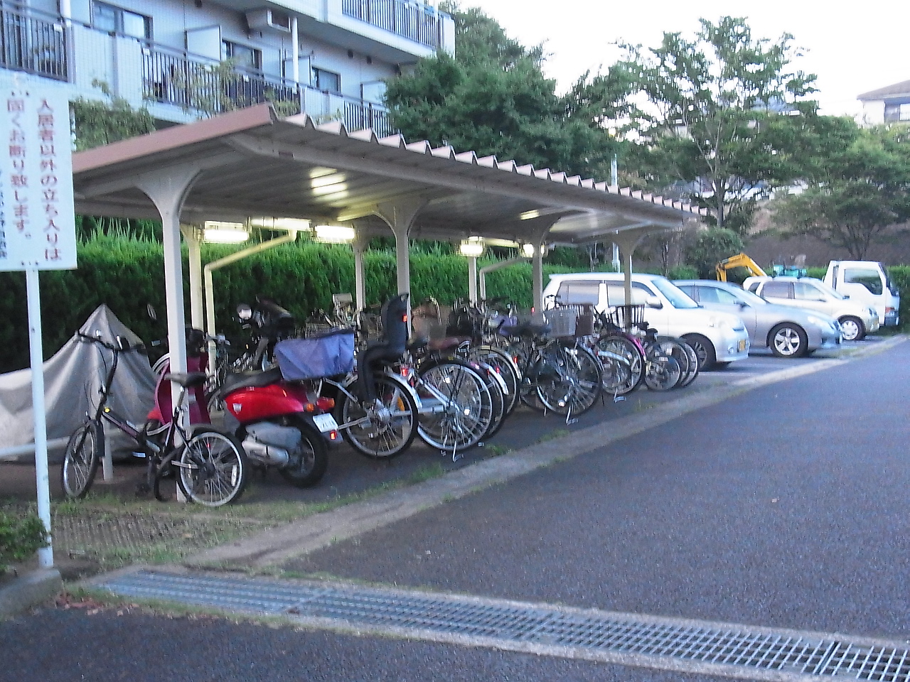 Other common areas. Neatly maintenance has been bicycle parking