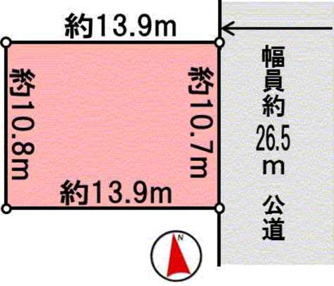 Compartment figure. Land plots land area / 150.49 sq m