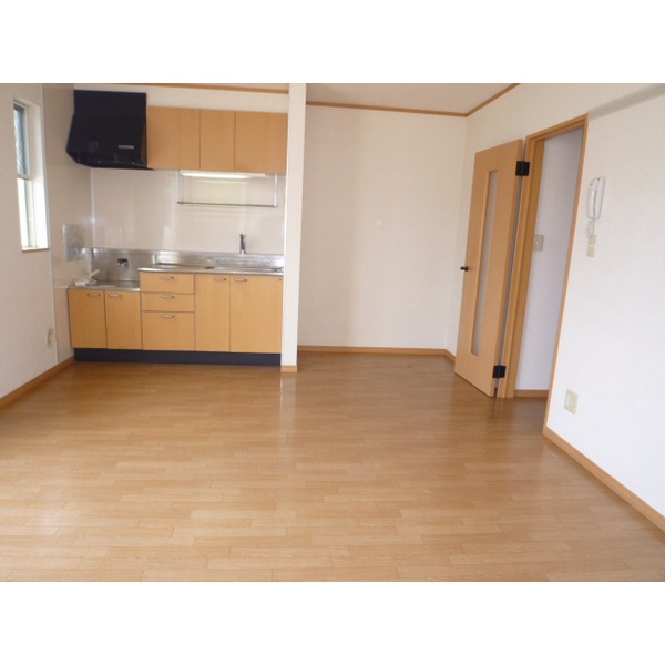 Kitchen. Bright and spacious living room