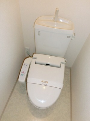 Toilet. Toilet with warm water washing toilet seat